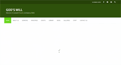 Desktop Screenshot of godswill.in