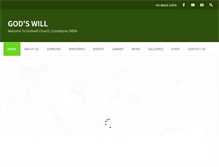 Tablet Screenshot of godswill.in